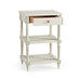 Jonathan Charles White Pileus Nightstand