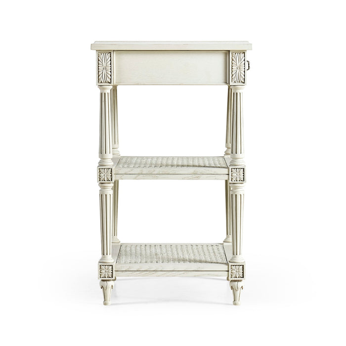 Jonathan Charles White Pileus Nightstand