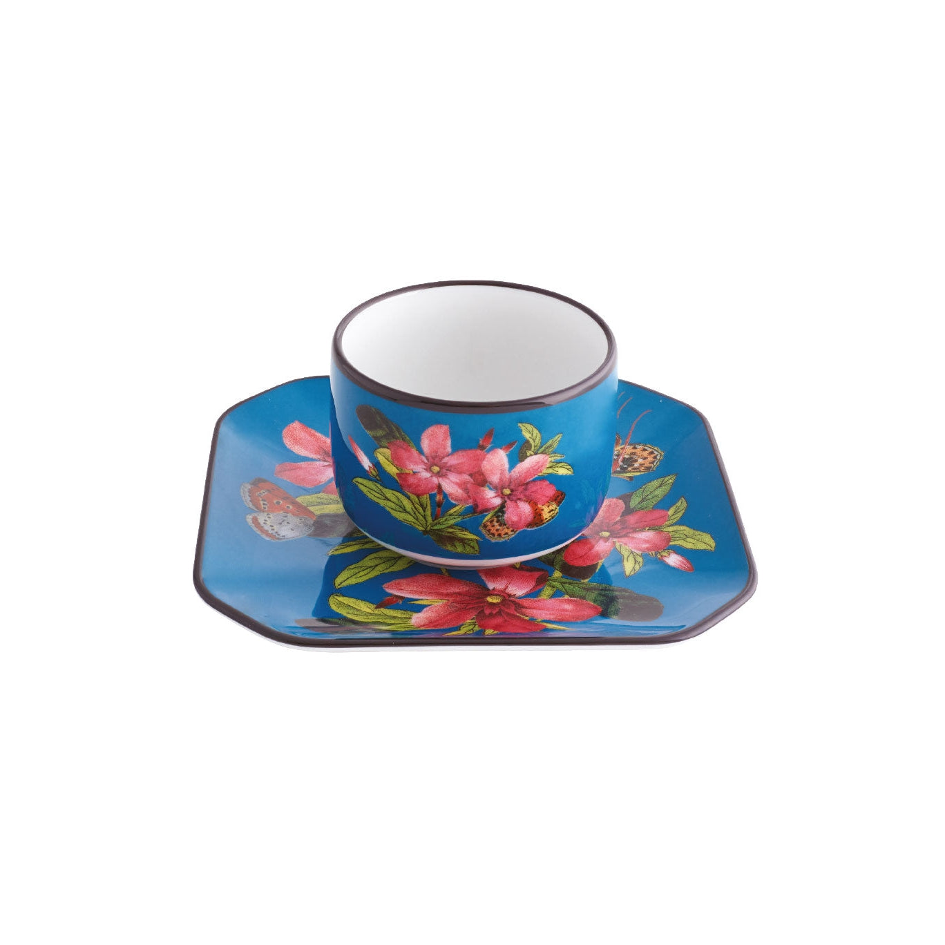 Vista Alegre Fete Vos Jeux Coffee Cups and Saucers by Christian Lacroix - Set 4