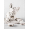 Lladro French Bulldog With Macarons Re-Deco
