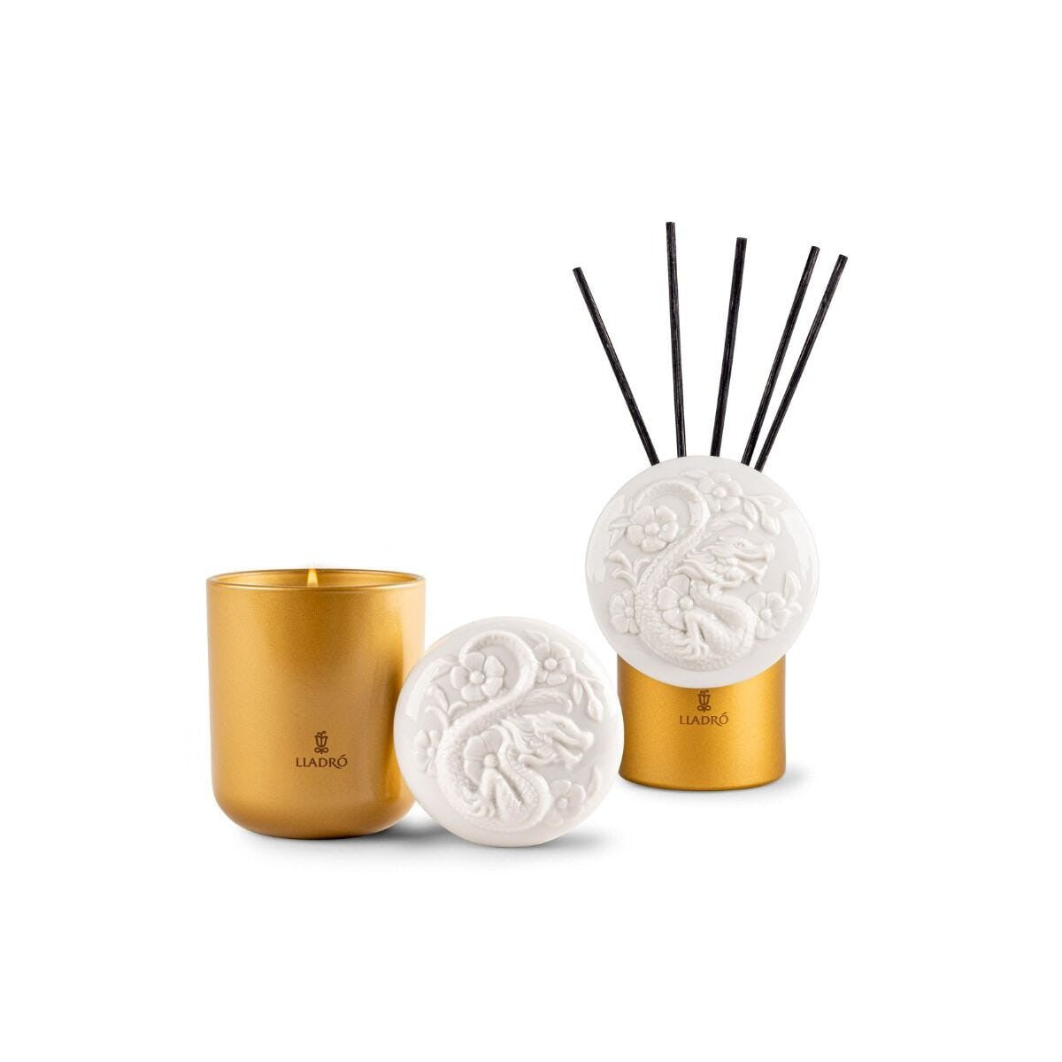 Lladro Dragon Perfume Diffuser - Redwood Fire