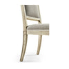 Jonathan Charles Flare Uph. Side Chair Flared Top