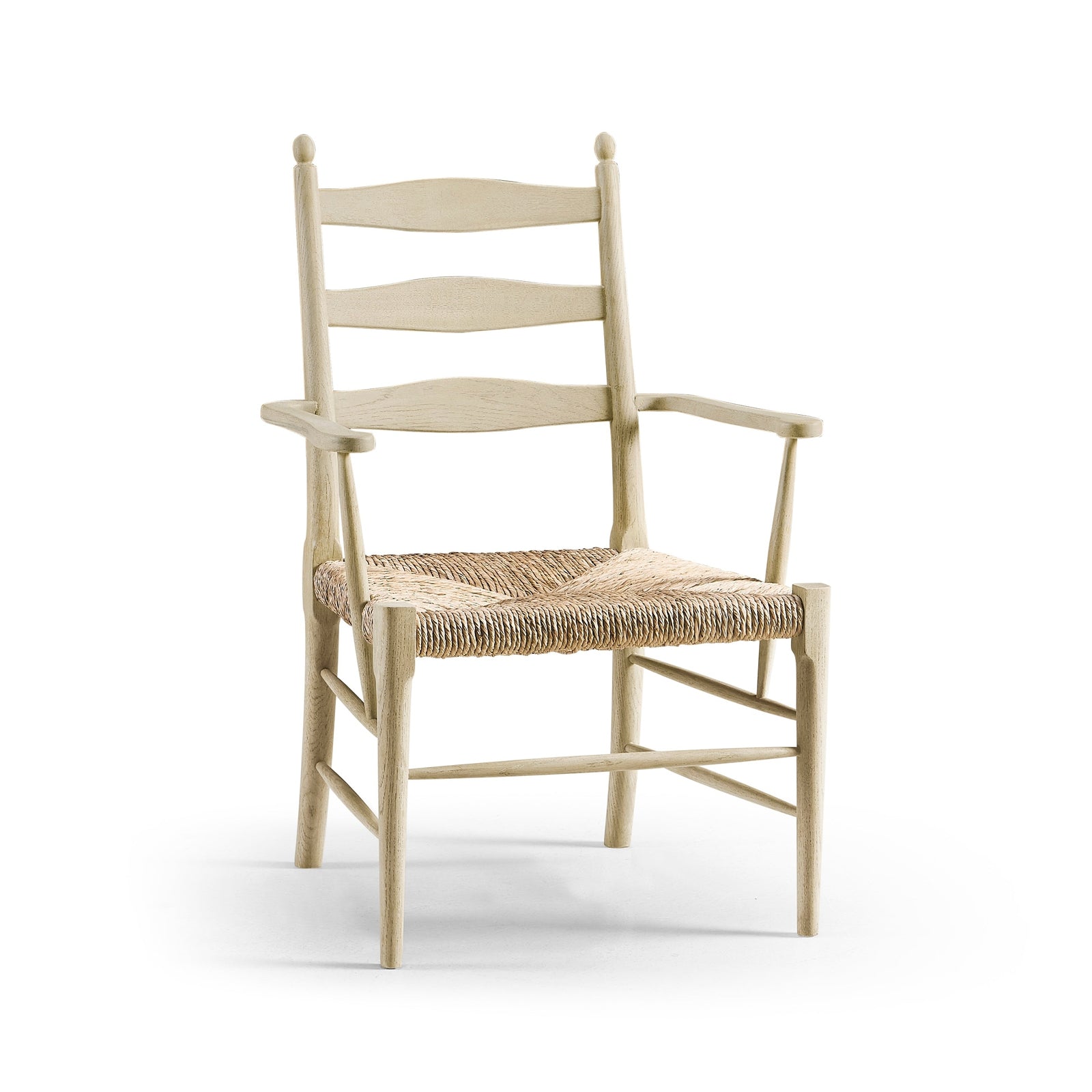 Jonathan Charles Doppler Ladder Back Arm Chair - Set of 2 496135