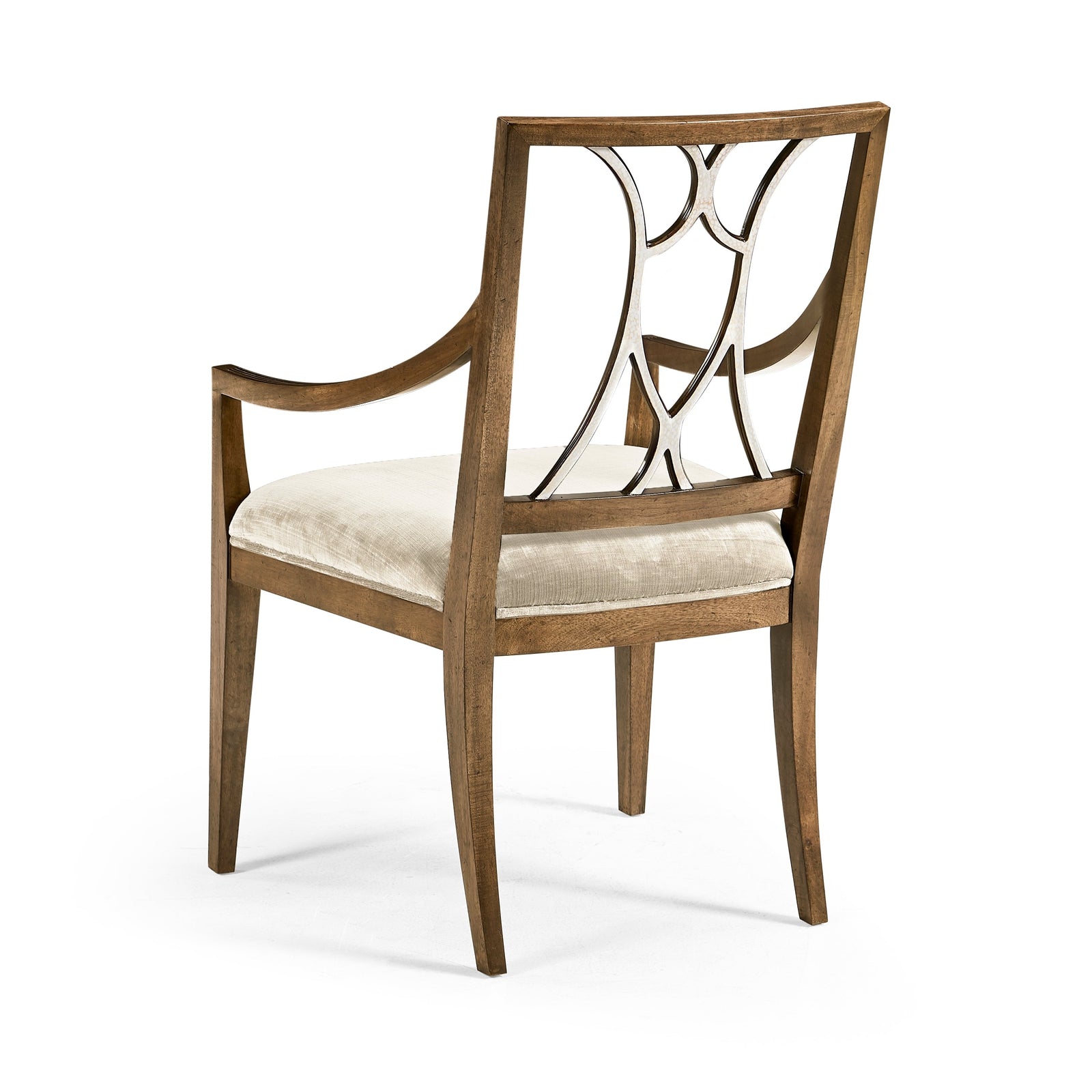 Jonathan Charles Osborne Shield Back Arm Chair - Set of 2