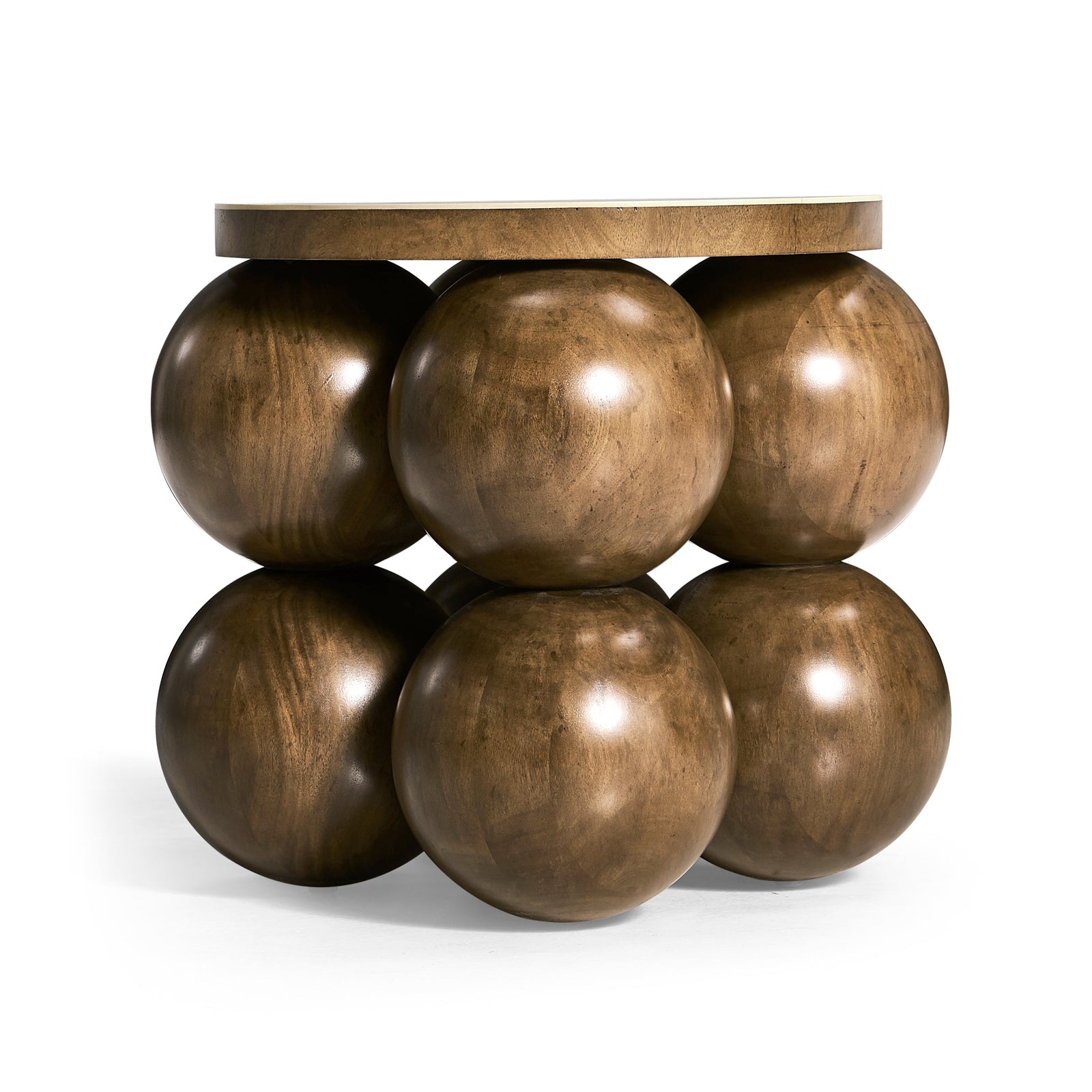 Jonathan Charles Orb Round Accent Table