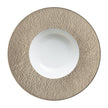 Raynaud Mineral Irise Rim Plate Deep With Engraved Rim