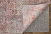 Feizy Pryor 39NGF Modern Watercolor in Red/Gray/Blue