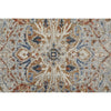 Feizy Kaia 39HXF Transitional Medallion in Orange/Ivory/Blue