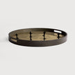 Ethnicraft Gold Leaf Dots Glass Tray