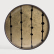 Ethnicraft Gold Leaf Dots Glass Tray