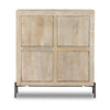 Raffael Bar Cabinet-Carvd Stonewash Grey