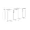 Sunpan Jamille Sideboard