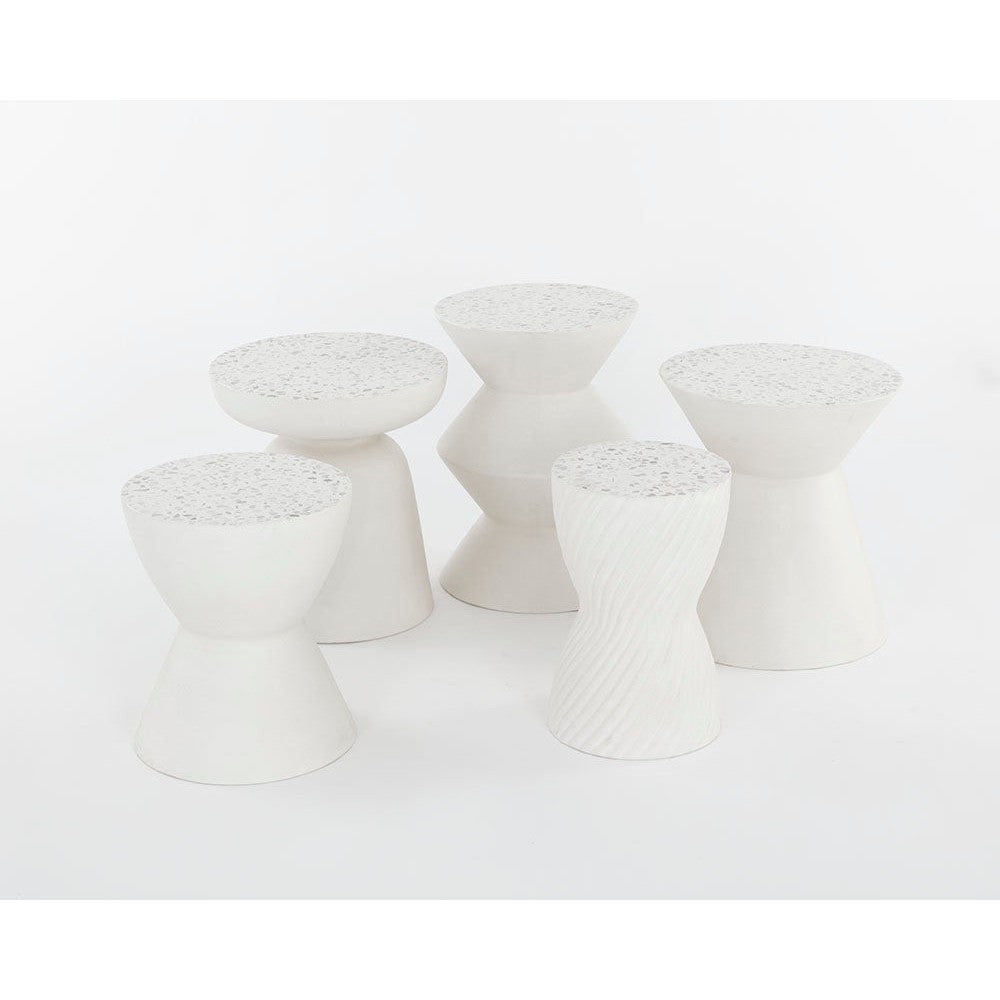 Sunpan Cara End Table - Terrazzo
