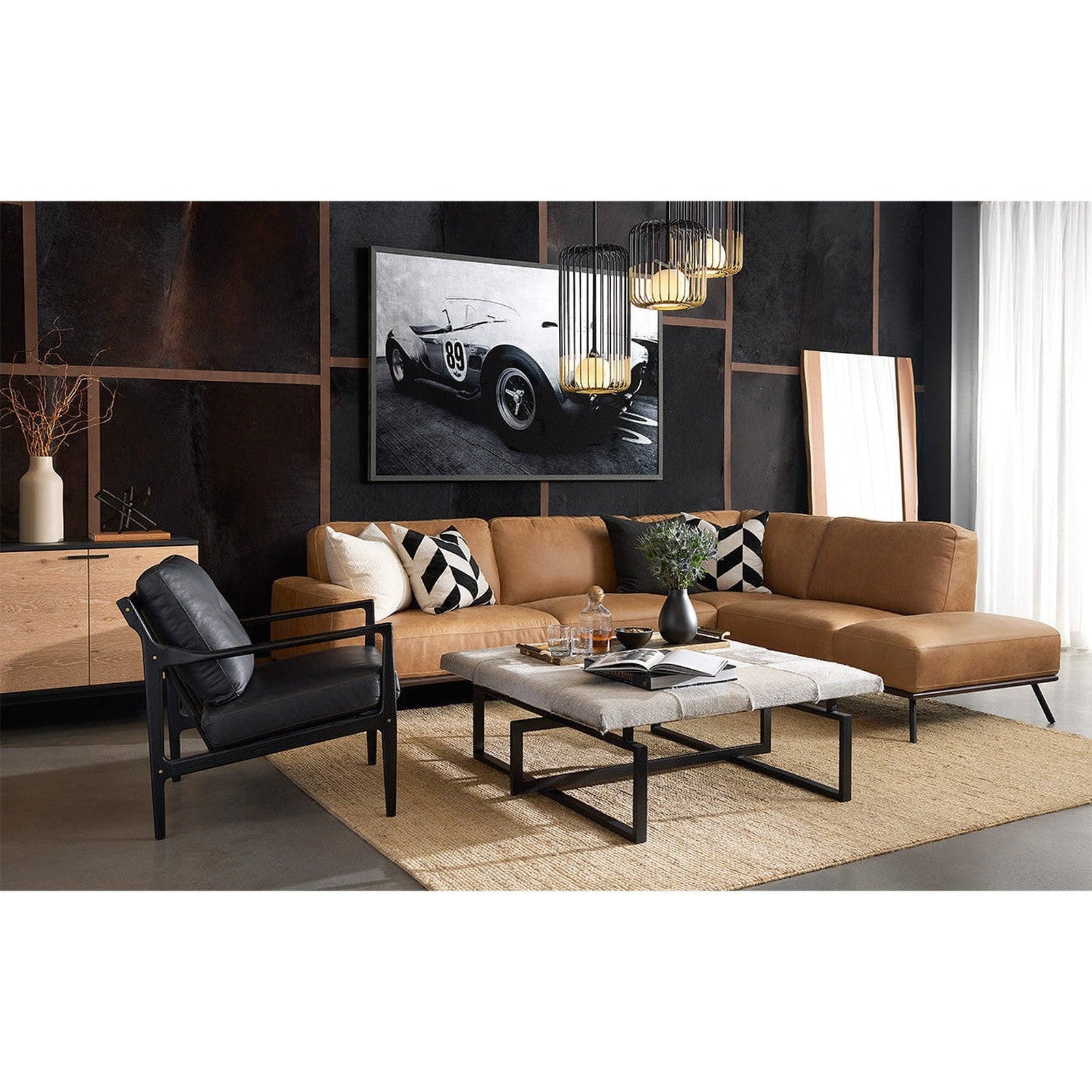 Sunpan Brandi Sofa Chaise