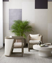 Sunpan Sala Lounge Chair - Linoso Ivory