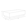 Sunpan Albans Coffee Table