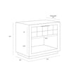 Sunpan Akava Nightstand