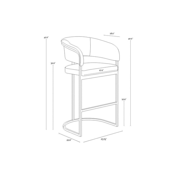 Sunpan Marris Barstool