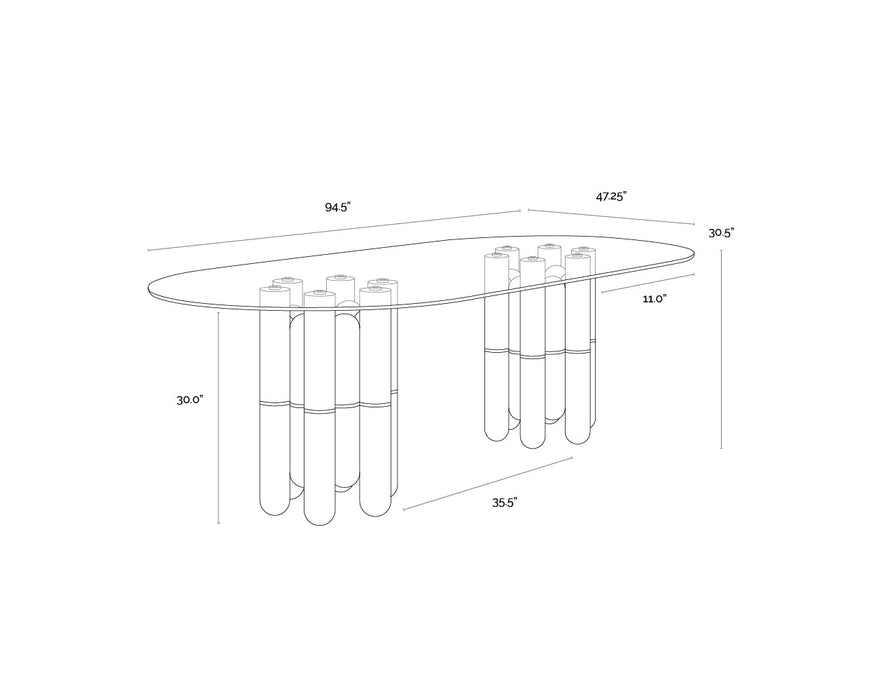 Sunpan Yanna Dining Table