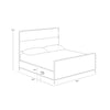 Sunpan Yasmine King Bed