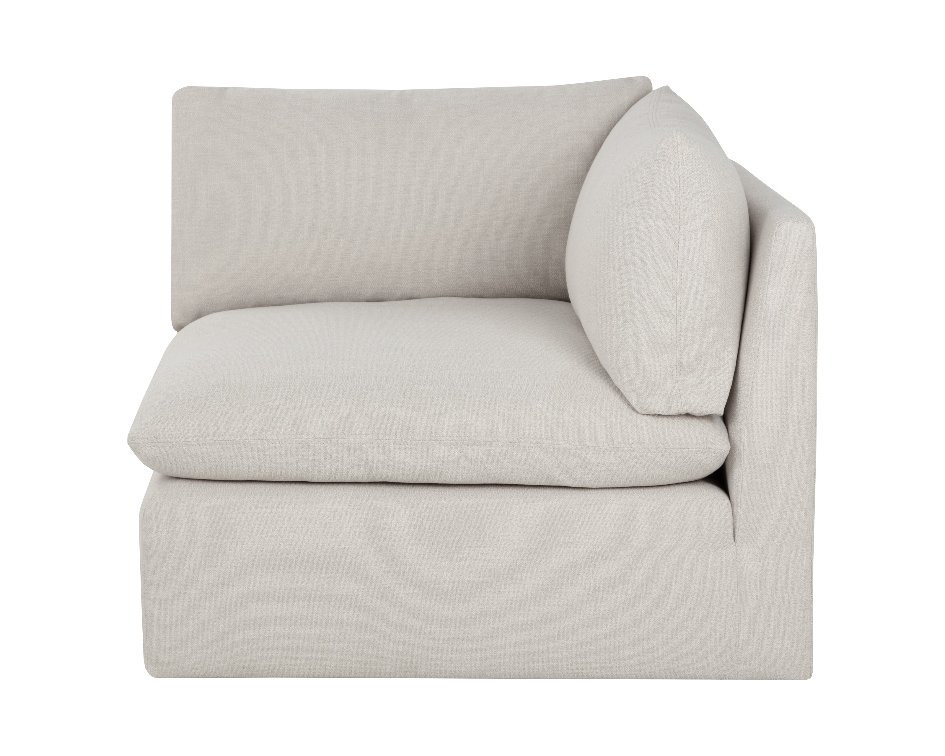 Sunpan Reve Modular - Corner Chair - Effie Linen