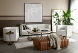 Sunpan Lewin Ottoman - Rectangular - Lucia Tobacco Leather