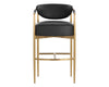 Sunpan Heloise Barstool - Bravo Black