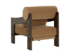 Sunpan Reizo Lounge Chair - Distressed Brown - Kona Camel
