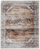 Feizy Melrose 39NZF Rug in Ivory/Rust