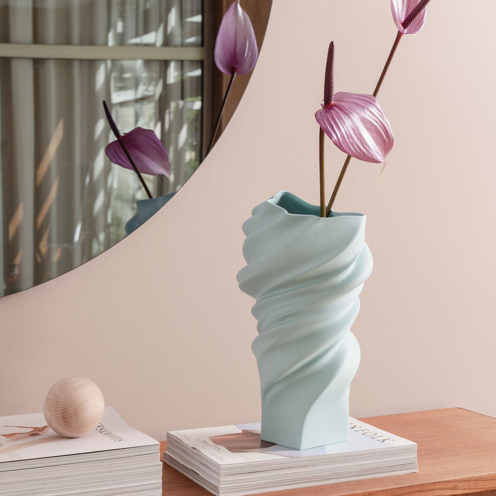 Rosenthal Squall Design+ Mint Vase