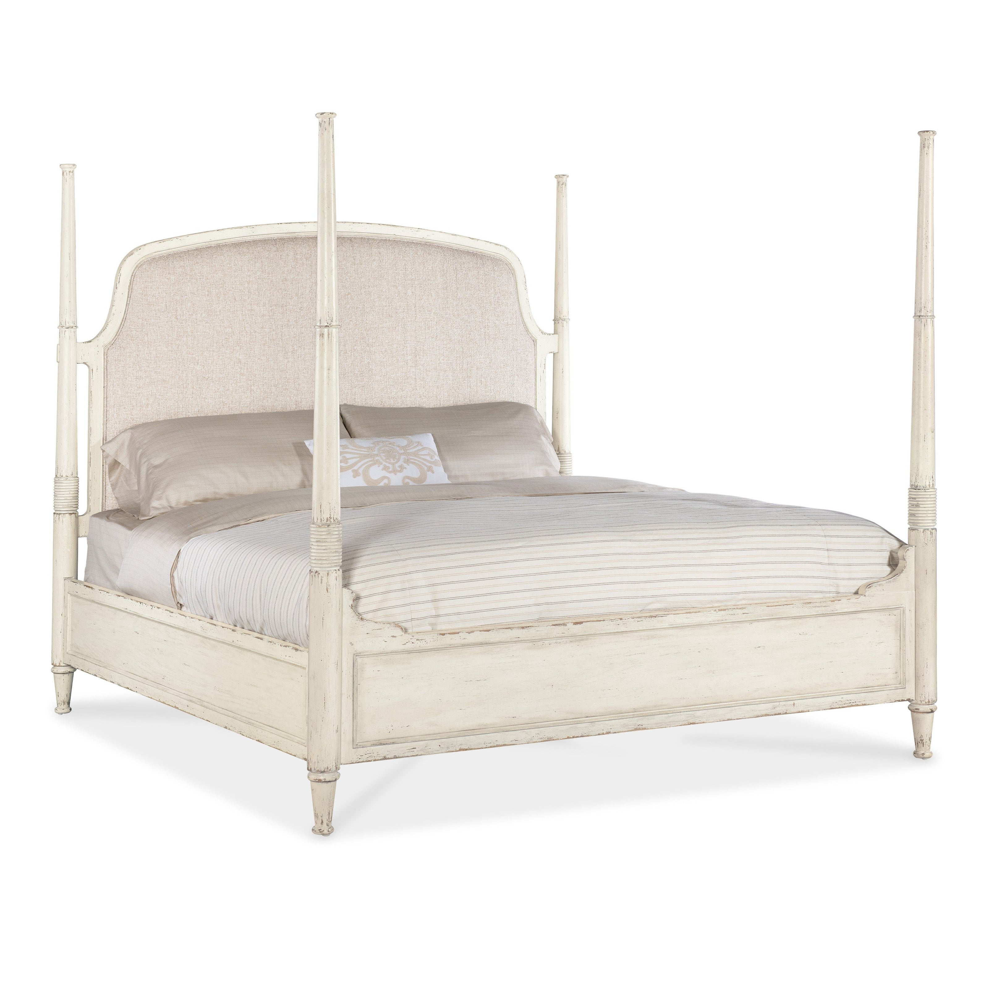 Hooker Furniture Americana Upholstered Poster Bed