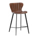 Sunpan Arabella Counter Stool - Bravo Cognac / November Grey