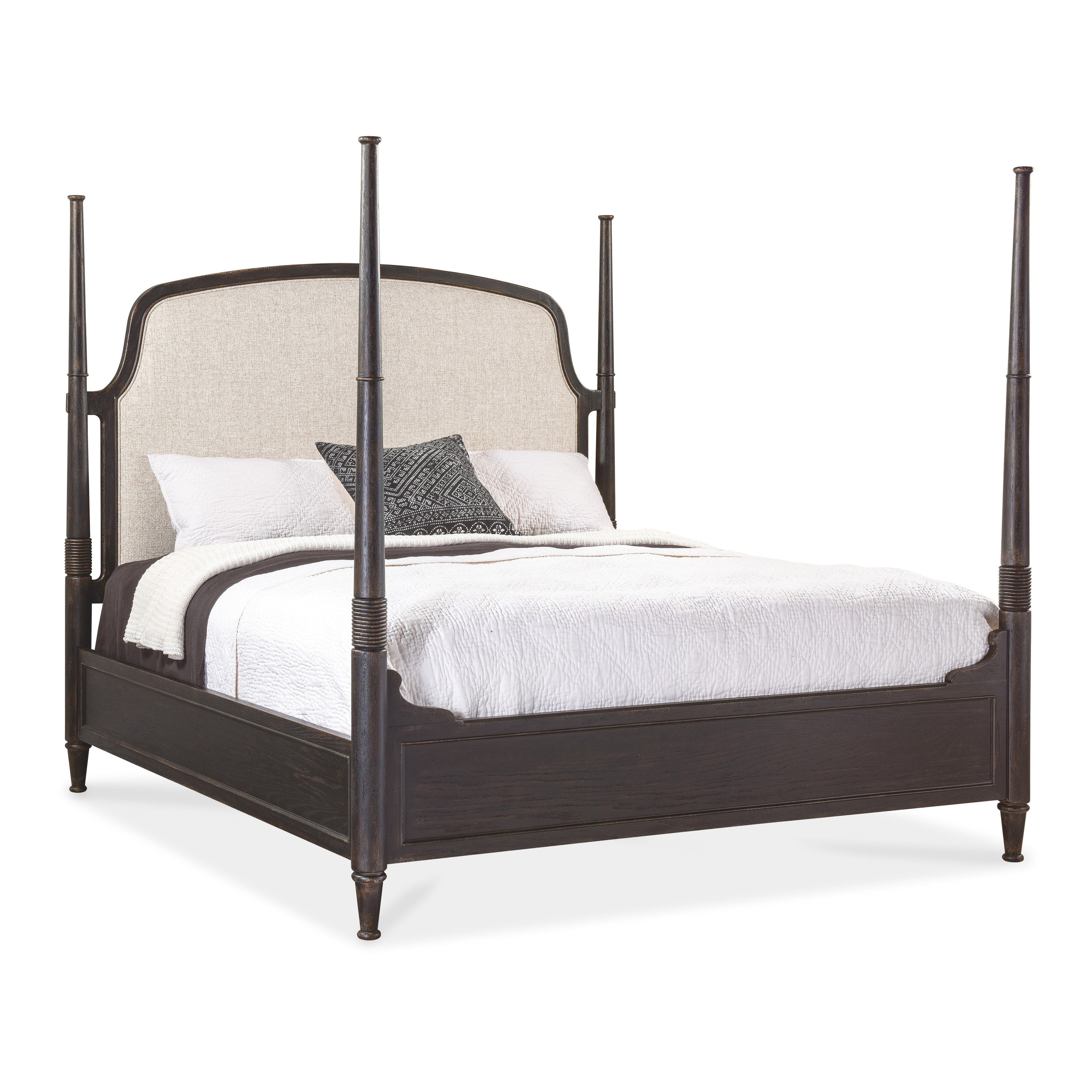 Hooker Furniture Americana Upholstered Poster Bed