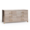 Interlude Home Jensen 6 Drawer Chest