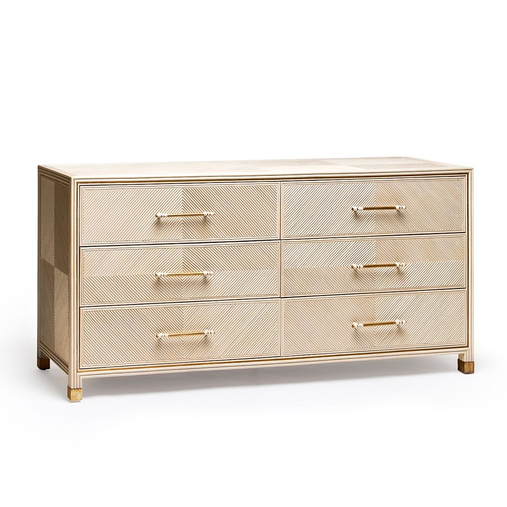 Interlude Home Jensen 6 Drawer Chest