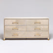 Interlude Home Jensen 6 Drawer Chest