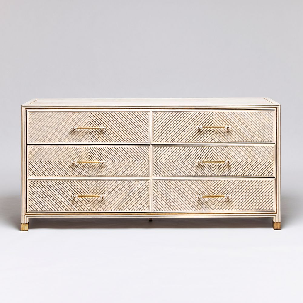 Interlude Home Jensen 6 Drawer Chest