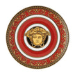 Versace Medusa Red Modern Bread & Butter Plate