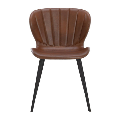 Sunpan Arabella Dining Chair - Bravo Cognac / November Grey