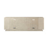 Theodore Alexander Repose Glass Door Media Console With Drawers and Side Storage