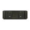 Theodore Alexander Repose Glass Door Media Console With Drawers and Side Storage