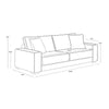 Sunpan Calista Sofa