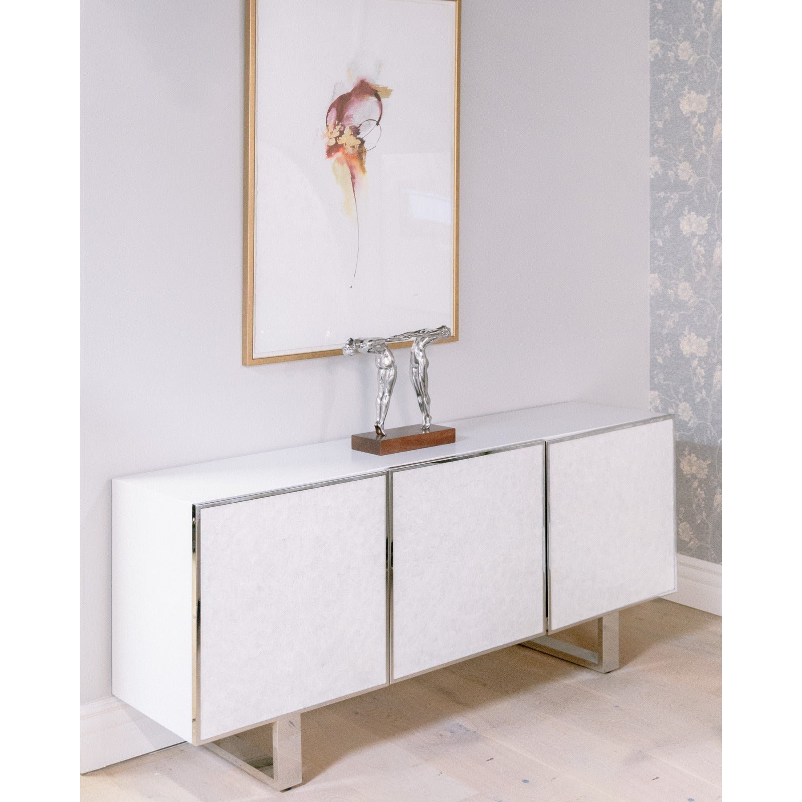 Bernhardt Interiors Helios Entertainment Console Floor Sample