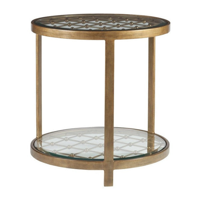 Artistica Home Metal Designs Royere Round End Table