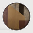Ethnicraft Angle Round Glass Tray 574