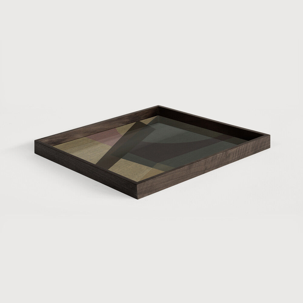 Ethnicraft Angle Glass Tray 577