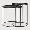Ethnicraft Tray Side Table Set