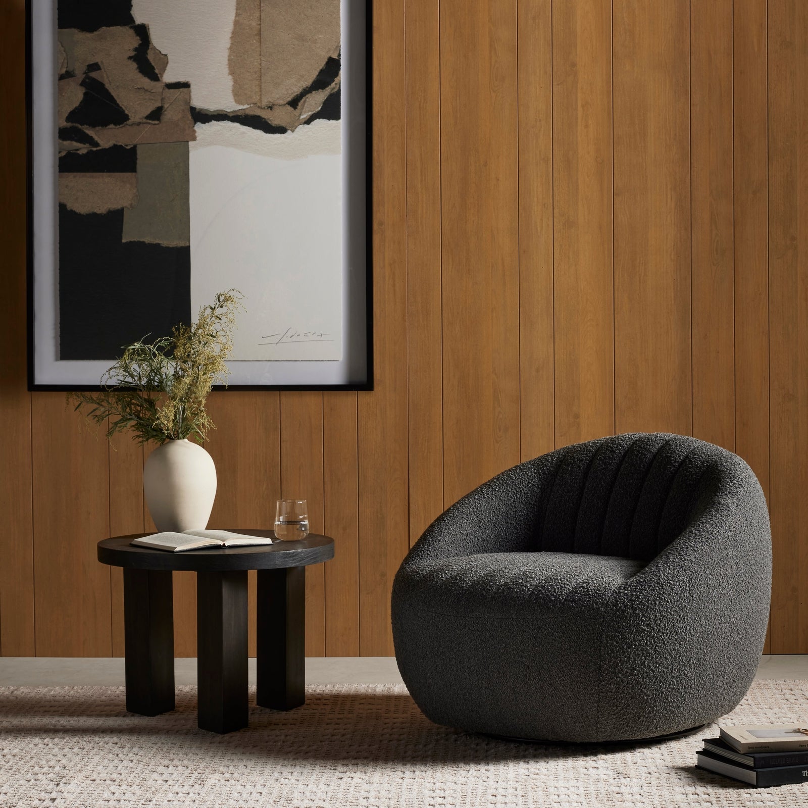 Four Hands Audie Swivel Chair