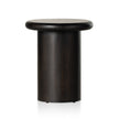 Zach End Table - Charcoal Parawood Solid