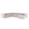 Langham Channeled 6-Piece Sectional Right Chaise